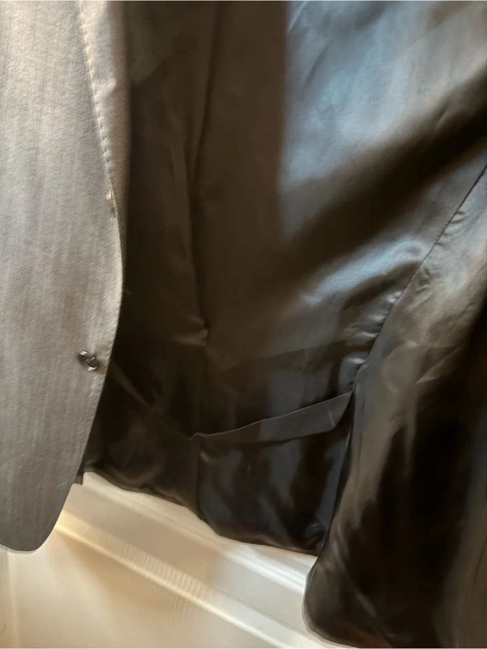 John Varvatos Men's Charcoal Gray Sport Coat Blazer